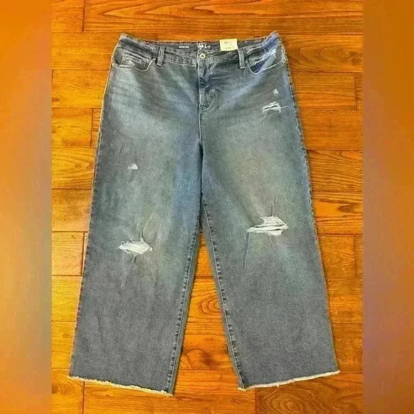 Style & Co. Denim - Style & Co High Rise Wide Leg Crop Plus Size 18 NWT